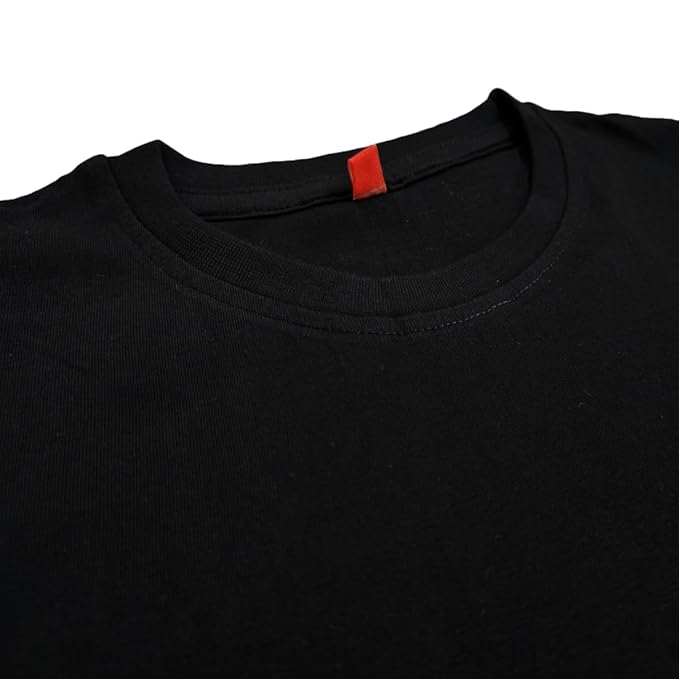 HARDLOW Biowash T-Shirts for Men's Round Neck, Half Sleeves, Cotton, Regular Fit, Stylish Branded Solid Plain Tshirt for Men Ultra Soft, Comfortable, Lightweight T-Shirt